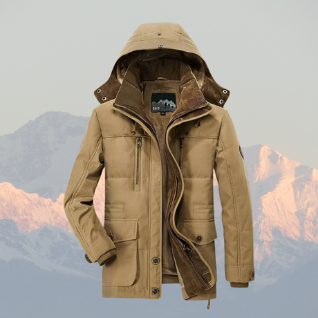 Winter Parka Jacket  Military-Style Fleece Lined - Product detail 4