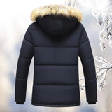 Winter Parka Coat  Quilted Design With Fur Hood - Product detail 4