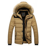 Winter Quilted Puffer Coat  Fur Trim Hood Design - Product detail 5
