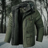 Utility Winter Parka  Sherpa Lined Mens Jacket - Detailed view