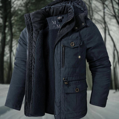 Utility Winter Parka  Sherpa Lined Mens Jacket - Product detail 4