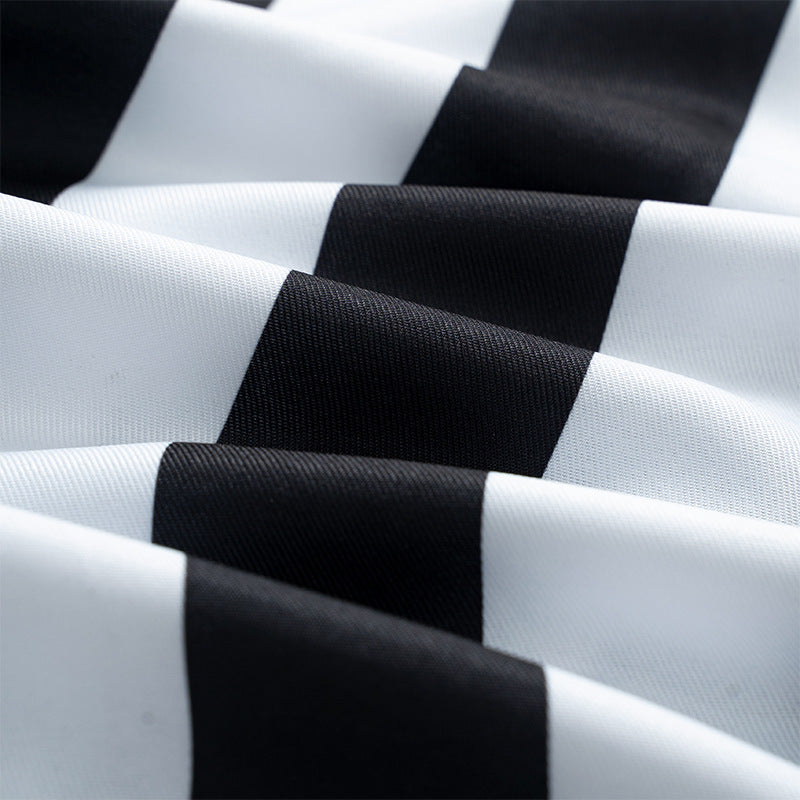 Striped Costume Suit  Black and White Movie Character Design - Product detail 4