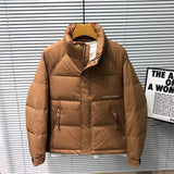 Winter Down Jacket  Quilted Puffer Coat With High Collar - Product showcase