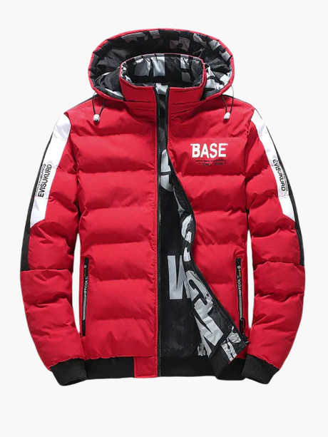 Urban Winter Puffer Jacket  Quilted Down Hooded Design - Product example