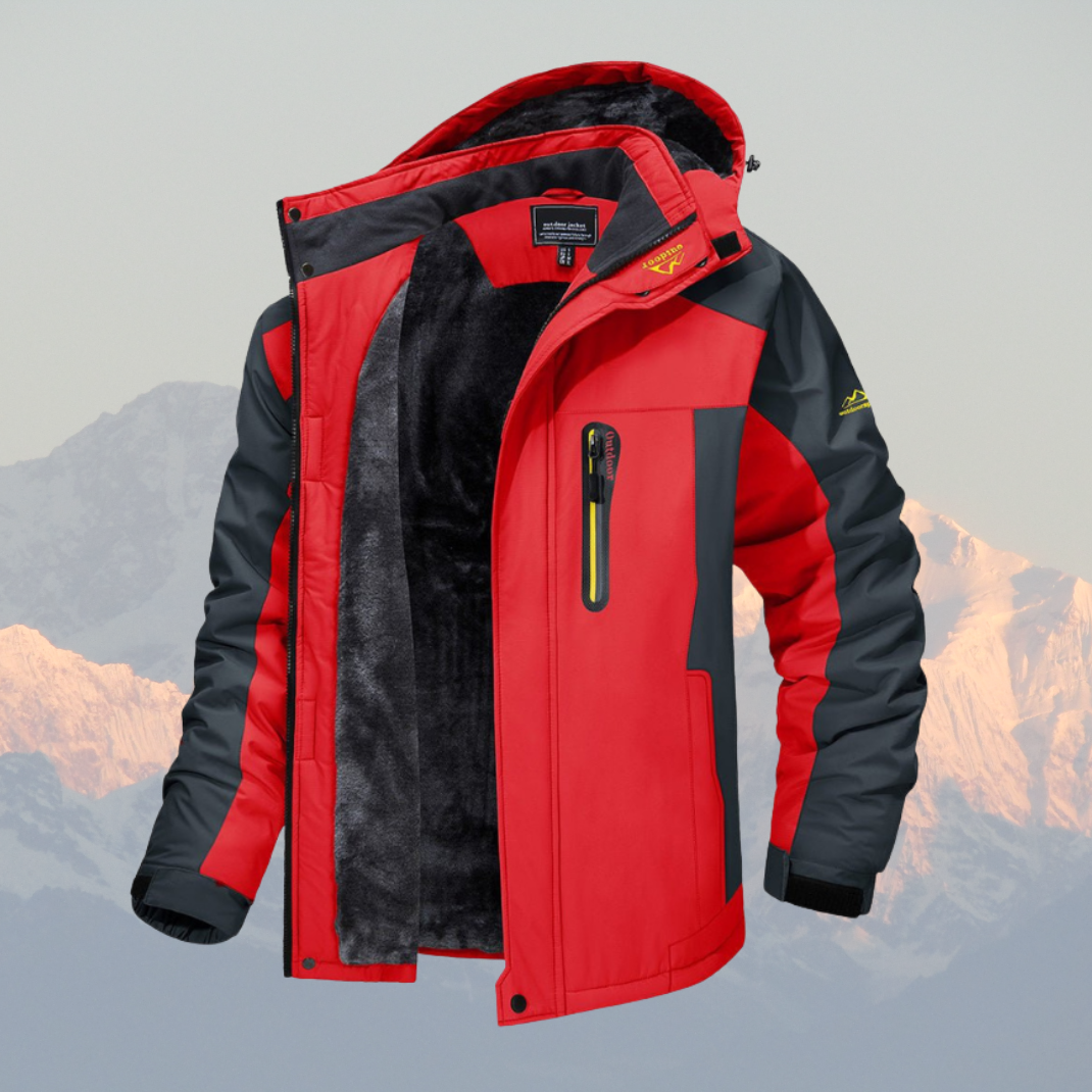 Outdoor Winter Jacket  Fleece-Lined Waterproof Design - Product example