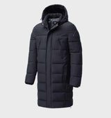 Mens Winter Parka  Waterproof Quilted Hooded Coat - Product example