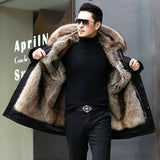 Luxury Winter Parka  Premium Faux Fur Hooded Coat - Detailed view