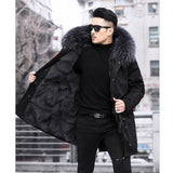 Luxury Winter Parka  Premium Faux Fur Hooded Coat - Product detail 5