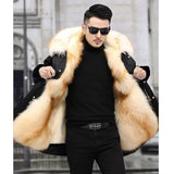 Luxury Winter Parka  Premium Faux Fur Hooded Coat - Product detail 6
