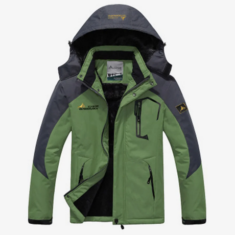 Winter Sports Parka  Fleece Lined Waterproof Jacket - Detailed view