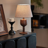 Mermaid Scale Table Lamp  Black Wood Base - Product detail 7