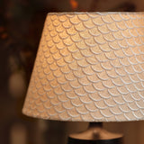 Mermaid Scale Table Lamp  Black Wood Base - Product detail 6