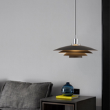 Modern Layered Pendant Light  Black Iron Multi-Tier Design - Product detail 5