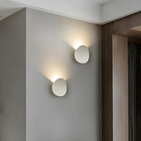 Modern LED Wall Lamp  Curved Metal Disc Design - Product example