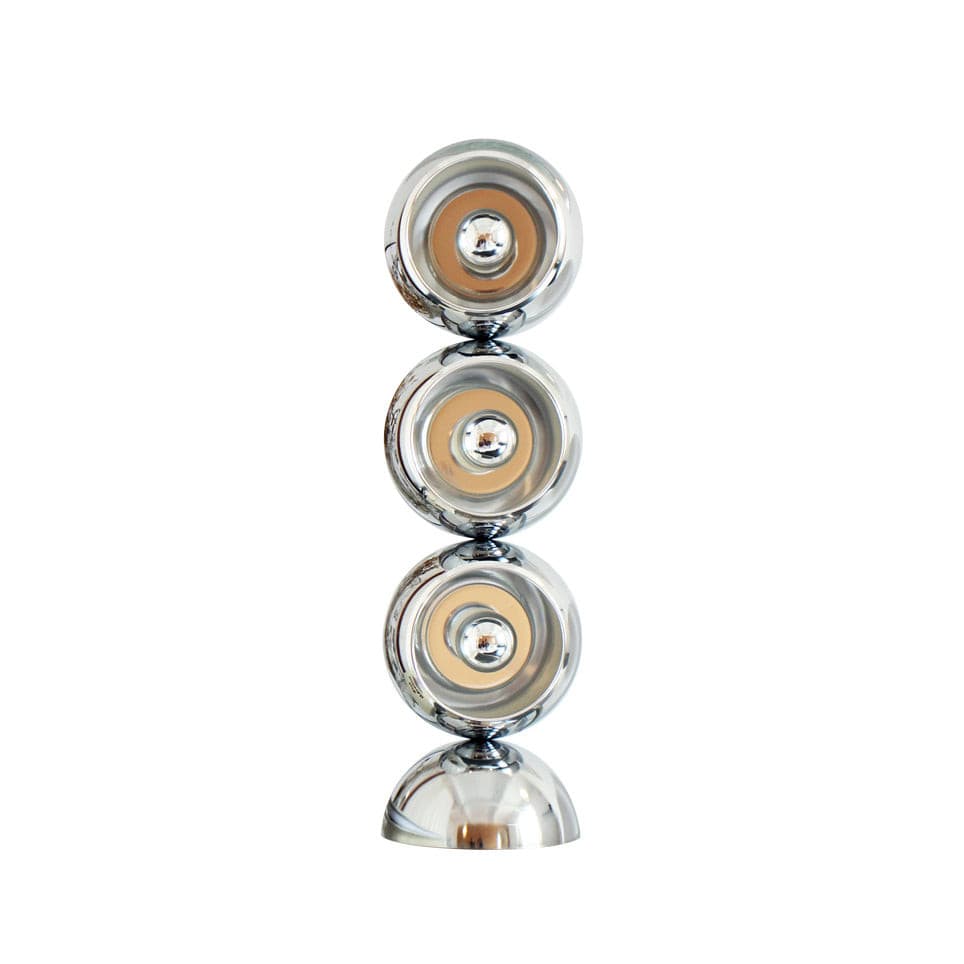 Modern Glass Table Lamp  Spherical Chrome Design - Product detail 36