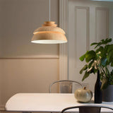 Scandinavian Pendant Light  Layered Wood Design - Product detail 9