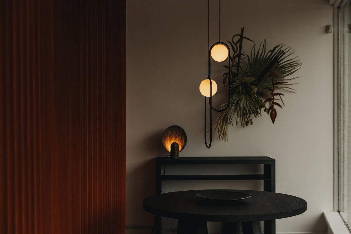 Modern Globe Pendant Light  Brushed Gold Arc Frame - Product detail 72