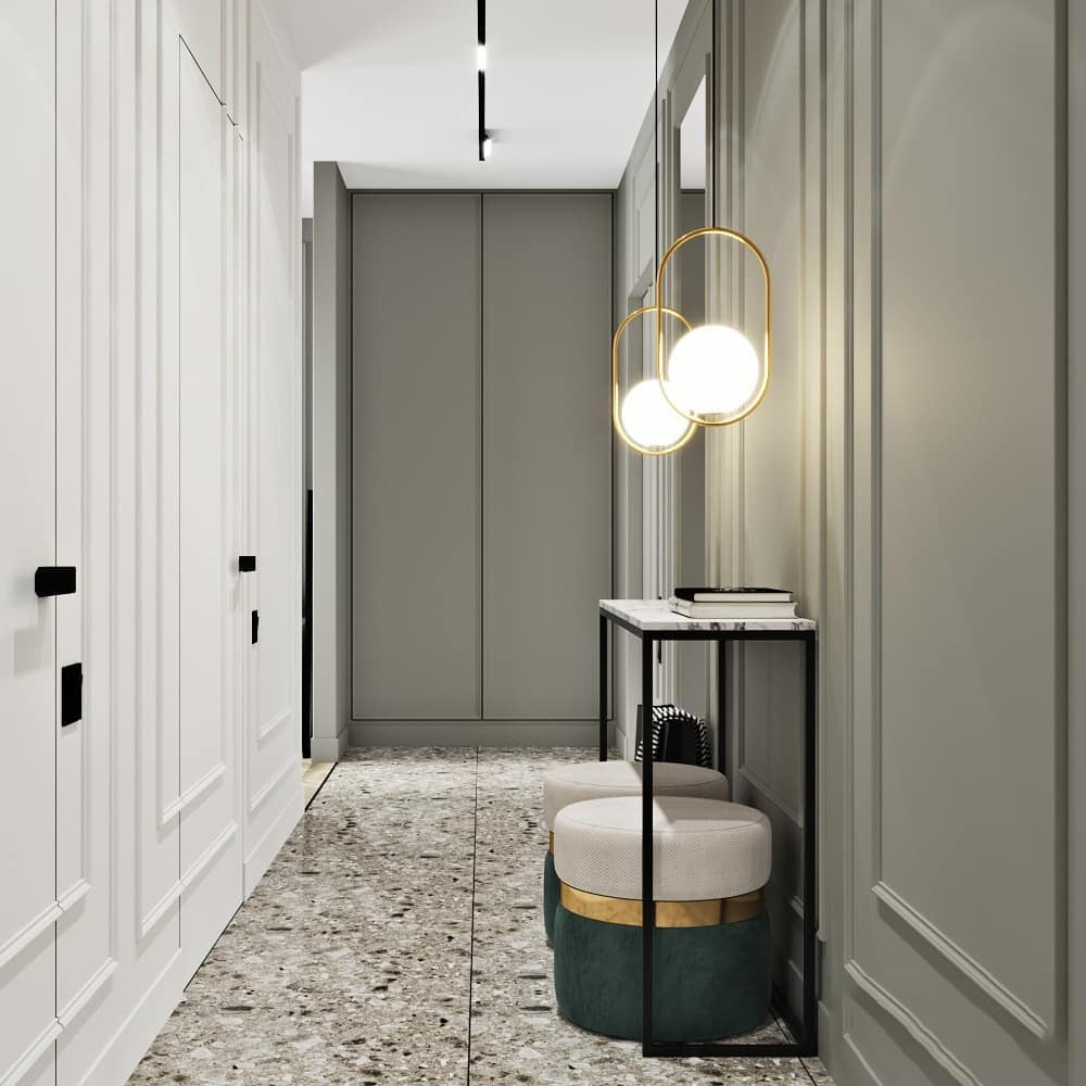 Modern Globe Pendant Light  Brushed Gold Arc Frame - Product detail 85
