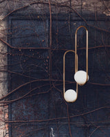 Modern Globe Pendant Light  Brushed Gold Arc Frame - Product detail 89
