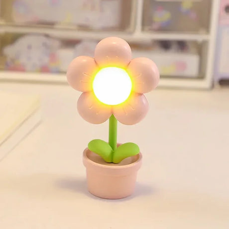 Floral Table Lamp  Pastel LED Night Light - Product detail 7