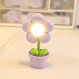 Floral Table Lamp  Pastel LED Night Light - Product detail 9