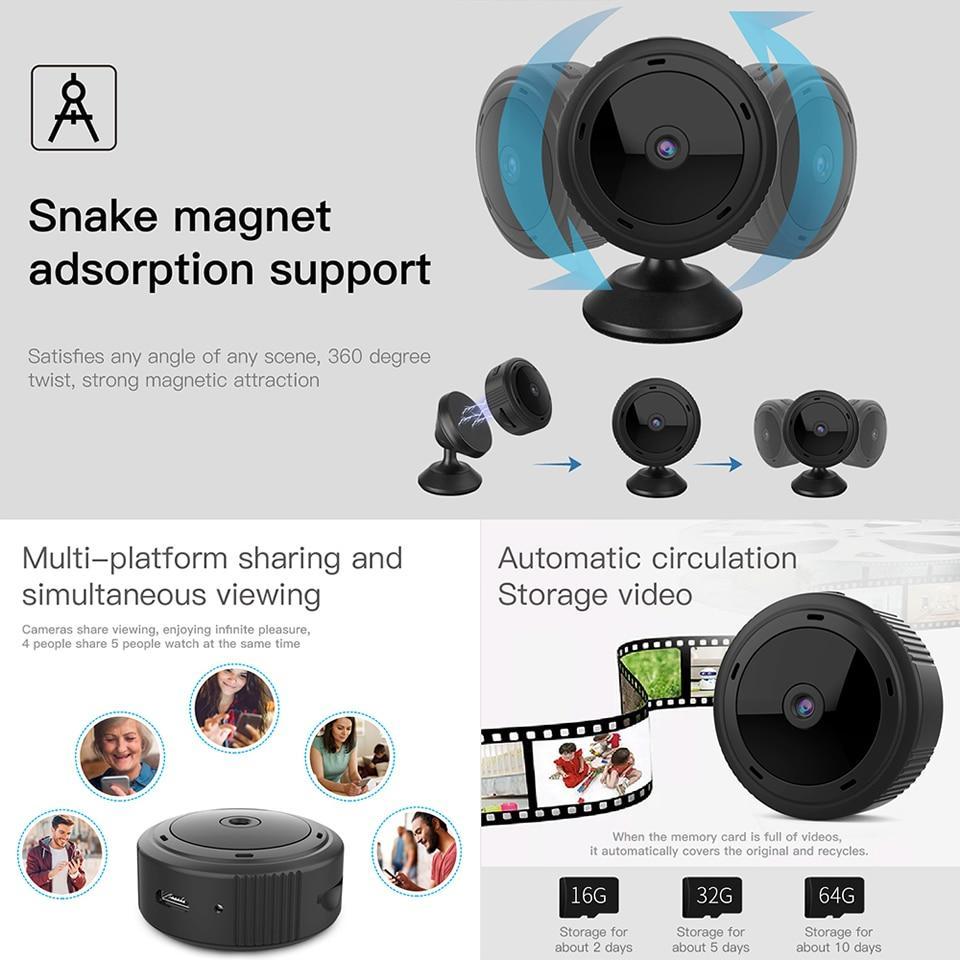 Smart Security Camera  HD WiFi Mini Surveillance System - Product detail 7