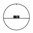 Modern Wall Candle Holder  Geometric Circle Design - Product detail 7
