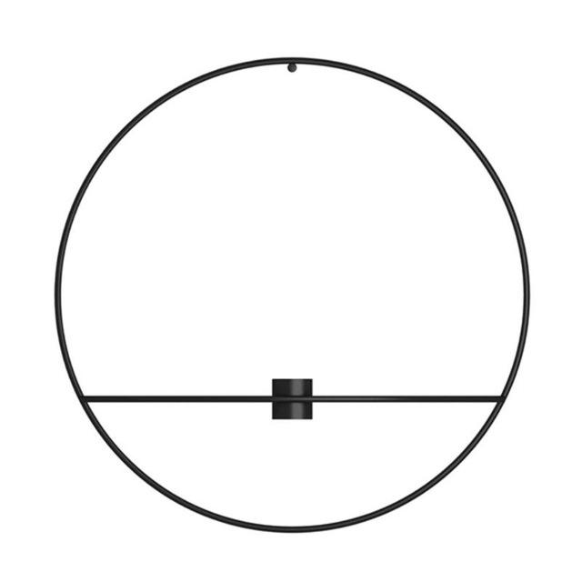 Modern Wall Candle Holder  Geometric Circle Design - Product detail 9