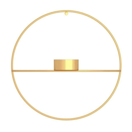 Modern Wall Candle Holder  Geometric Circle Design - Product detail 11