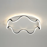Modern Ceiling Light  Wave Design LED Panel - Detailed view