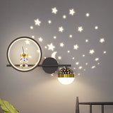 Kids Star Wall Light  LED Moon Projector Lamp - Detailed view