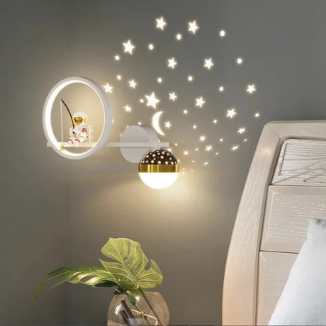 Kids Star Wall Light  LED Moon Projector Lamp - Product detail 7