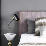 Modern Task Lamp  Black Metal Marble Base - Product detail 13