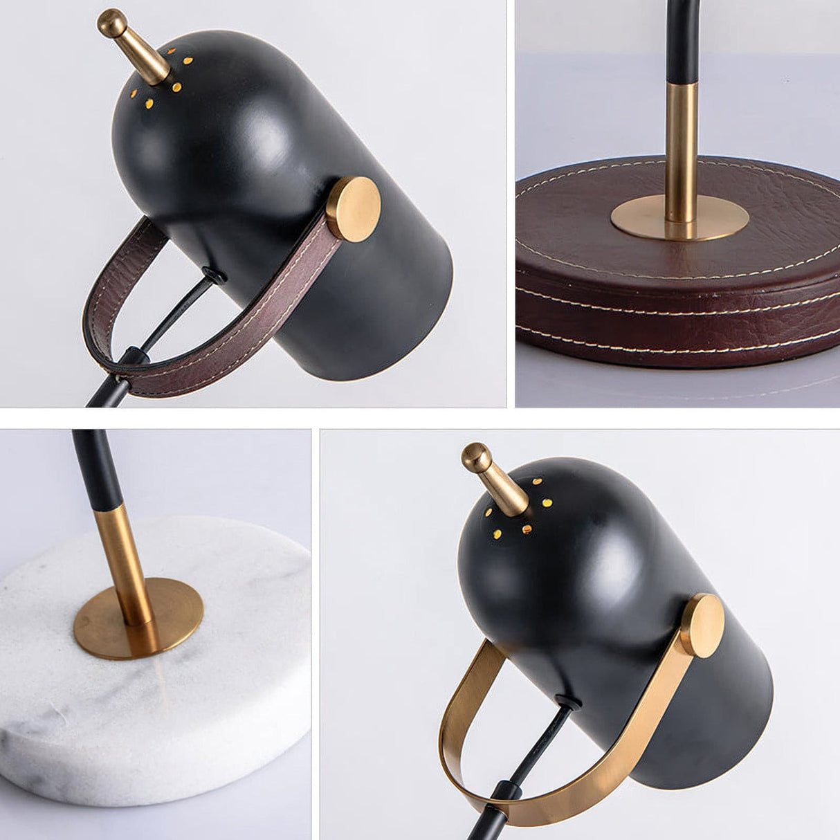 Modern Task Lamp  Black Metal Marble Base - Product detail 17