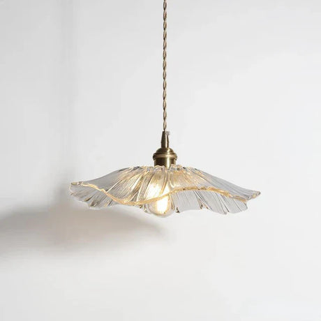 Floral Pendant Light  Rose Glass Petal Design - Product detail 6