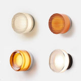 Modern Ceiling Light  Glass Drum Shade With Black Trim - Product detail 5