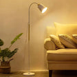 Modern LED Floor Lamp  Adjustable Metal Reading Light - Detailed view