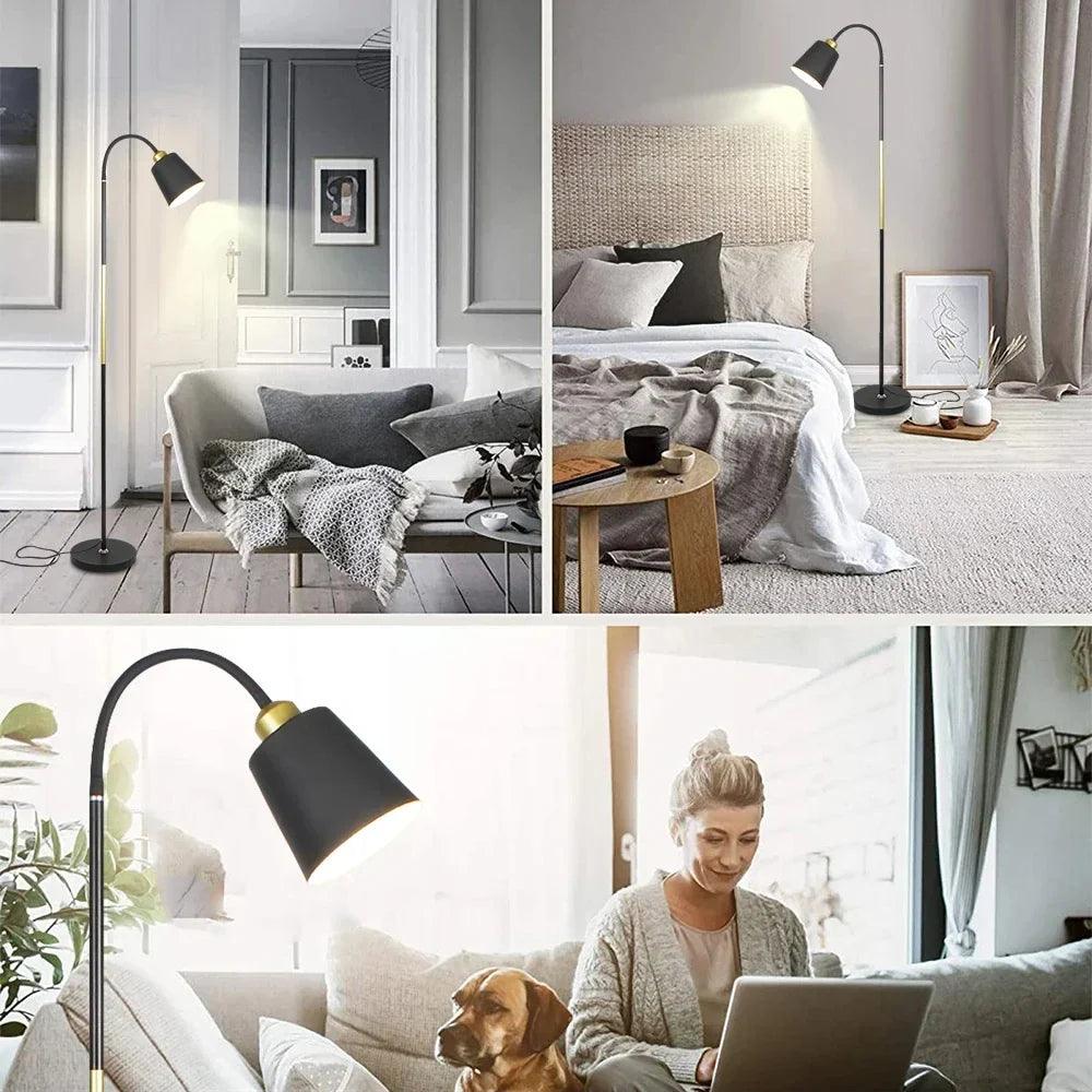 Modern LED Floor Lamp  Adjustable Metal Reading Light - Product detail 4