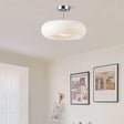 Modern Glass Ceiling Light  Yellow Dome LED Fixture - Product detail 4