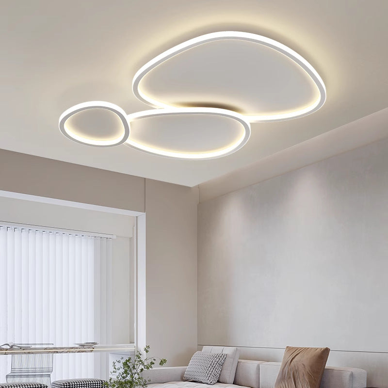 Modern LED Ceiling Light  Three Ring Geometric Design - Product showcase