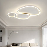 Modern LED Ceiling Light  Three Ring Geometric Design - Product example