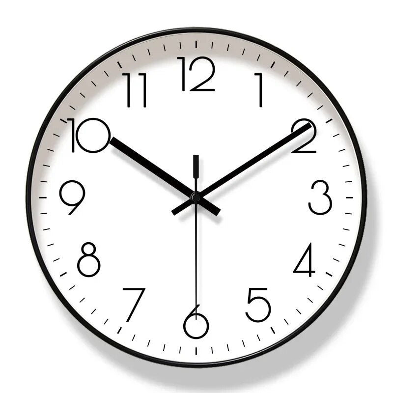 Modern Wall Clock  Yellow Face Black Frame Design - Product detail 8