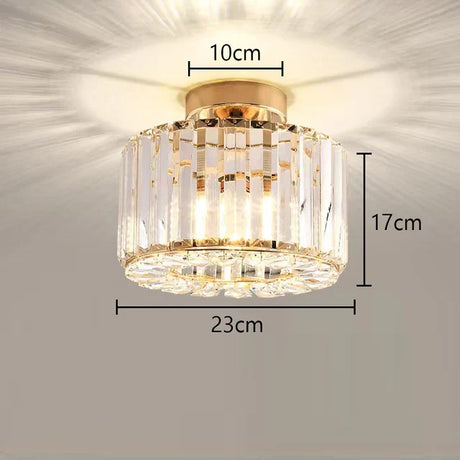 Modern Crystal Ceiling Light  Glass Prism Design - Product detail 6