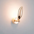 Modern Seagull Wall Light  Golden Metal Bird Design - Product showcase