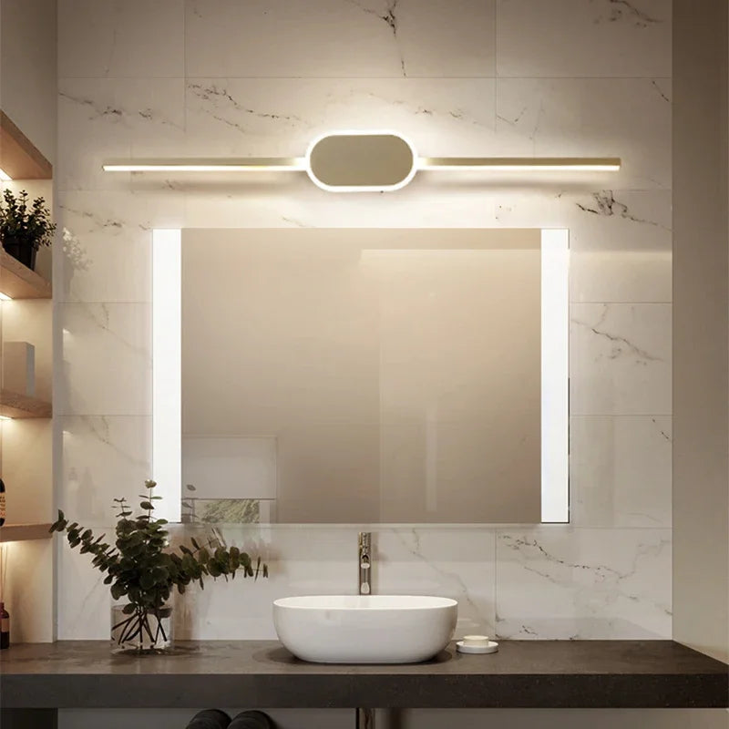 Modern LED Wall Light  Minimalist Aluminum Bar Design - Detailed view