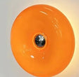 Modern Glass Wall Light  Orange Circular Shade Design - Product detail 4