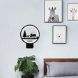 Modern LED Wall Light  Forest Wildlife Silhouette Design - Product showcase