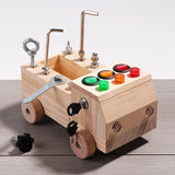 Montessori Busy Board  LED Traffic Light Learning Set With Tools - Product detail 6
