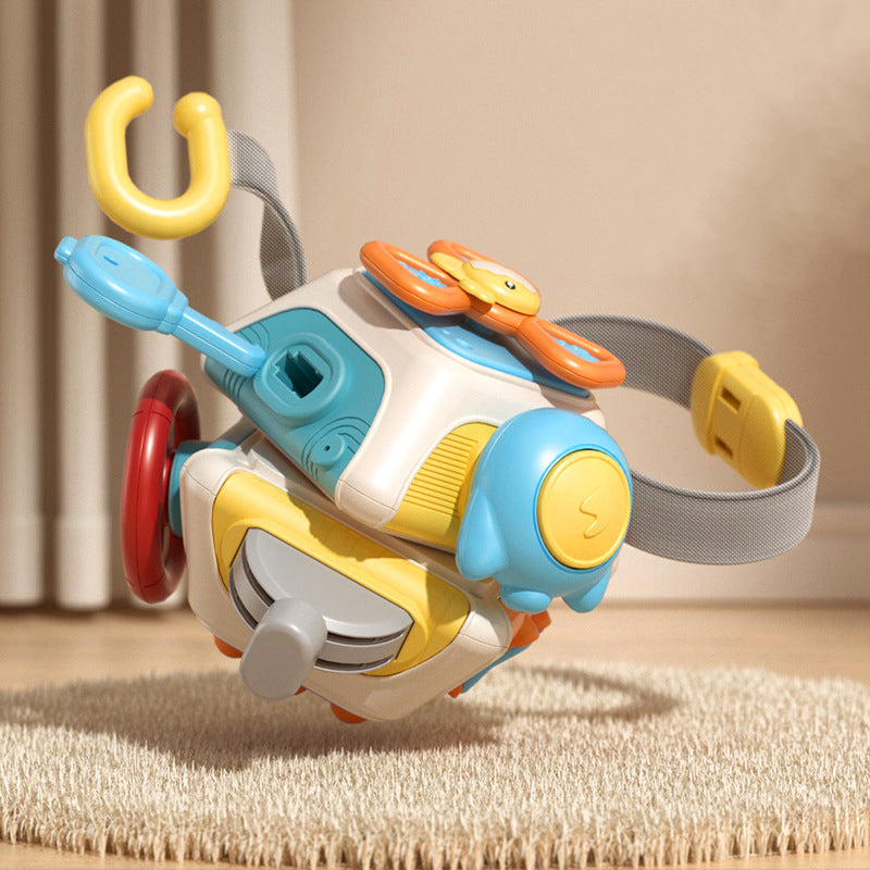 Interactive Learning Cube  6-Activity Sensory Development Toy - Detailed view