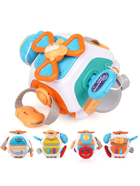 Interactive Learning Cube  6-Activity Sensory Development Toy - Product example